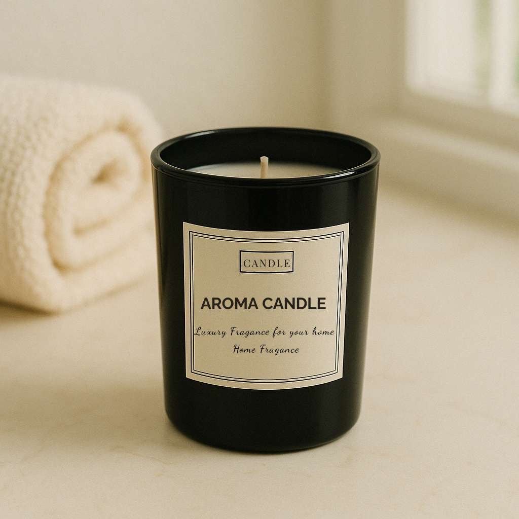 Élégance Parfumée noire - Oh My Candle